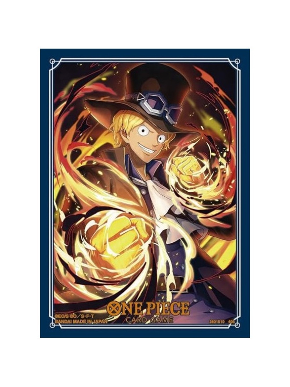 One Piece Card Game Official Sleeves: Assortment 12 - Sabo (70-Pack) Brand New